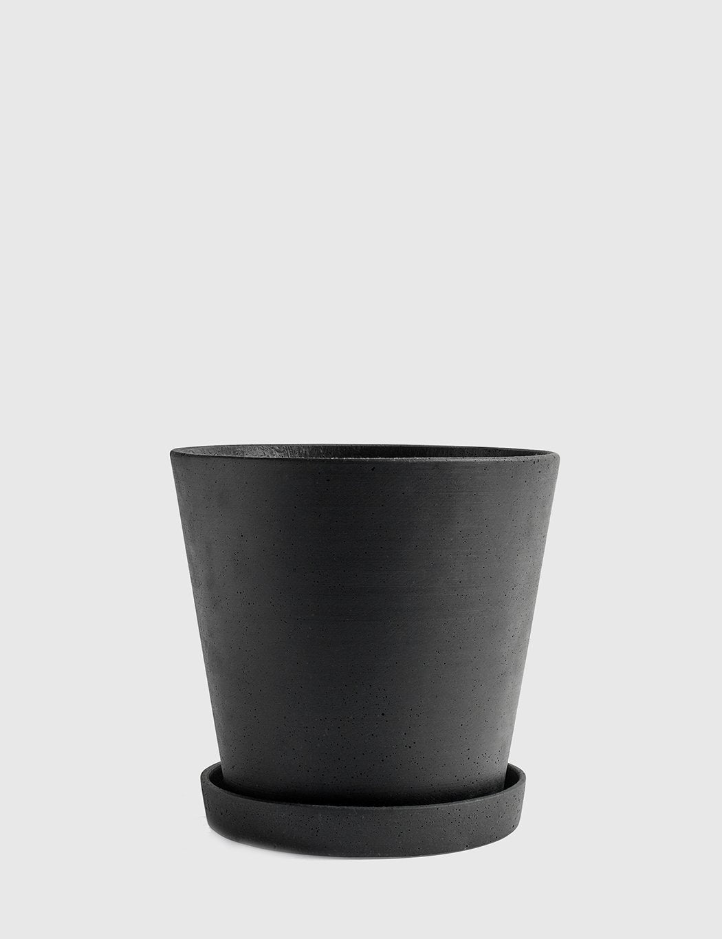 Flowerpot with Saucer - #color_black