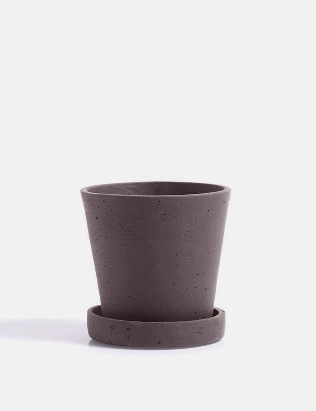 Flowerpot with Saucer - #color_burgundy