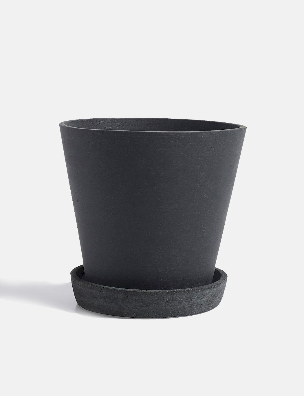 Flowerpot with Saucer - #color_black