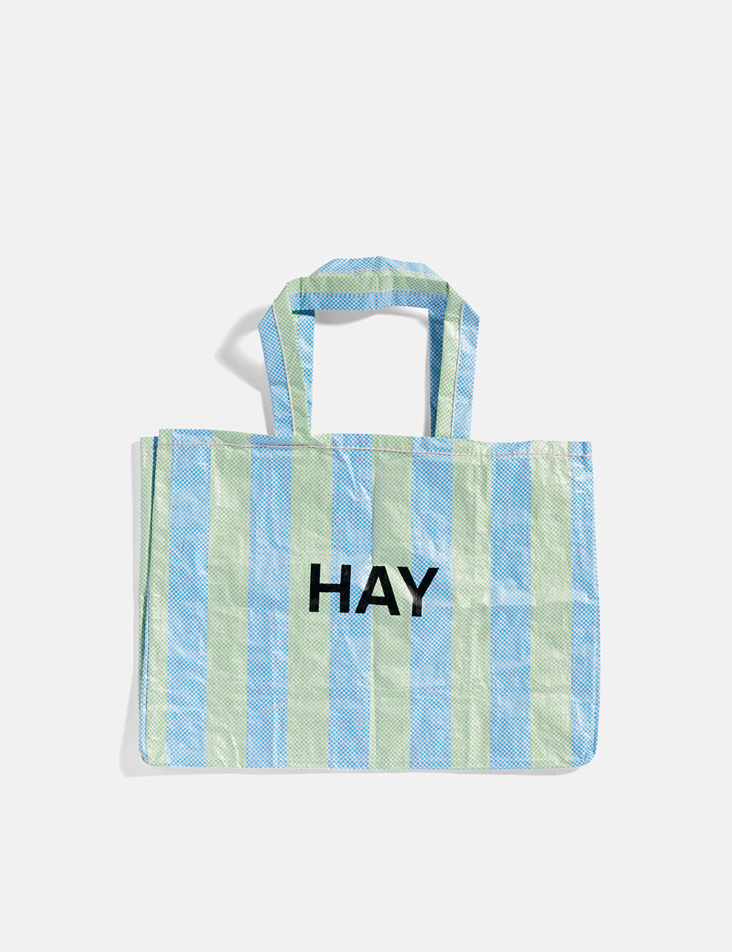 Recycled Candy Stripe Shopper - #color_blue